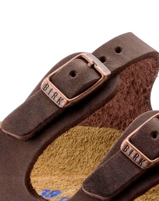 Florida Oiled Leather Sandal - Habana